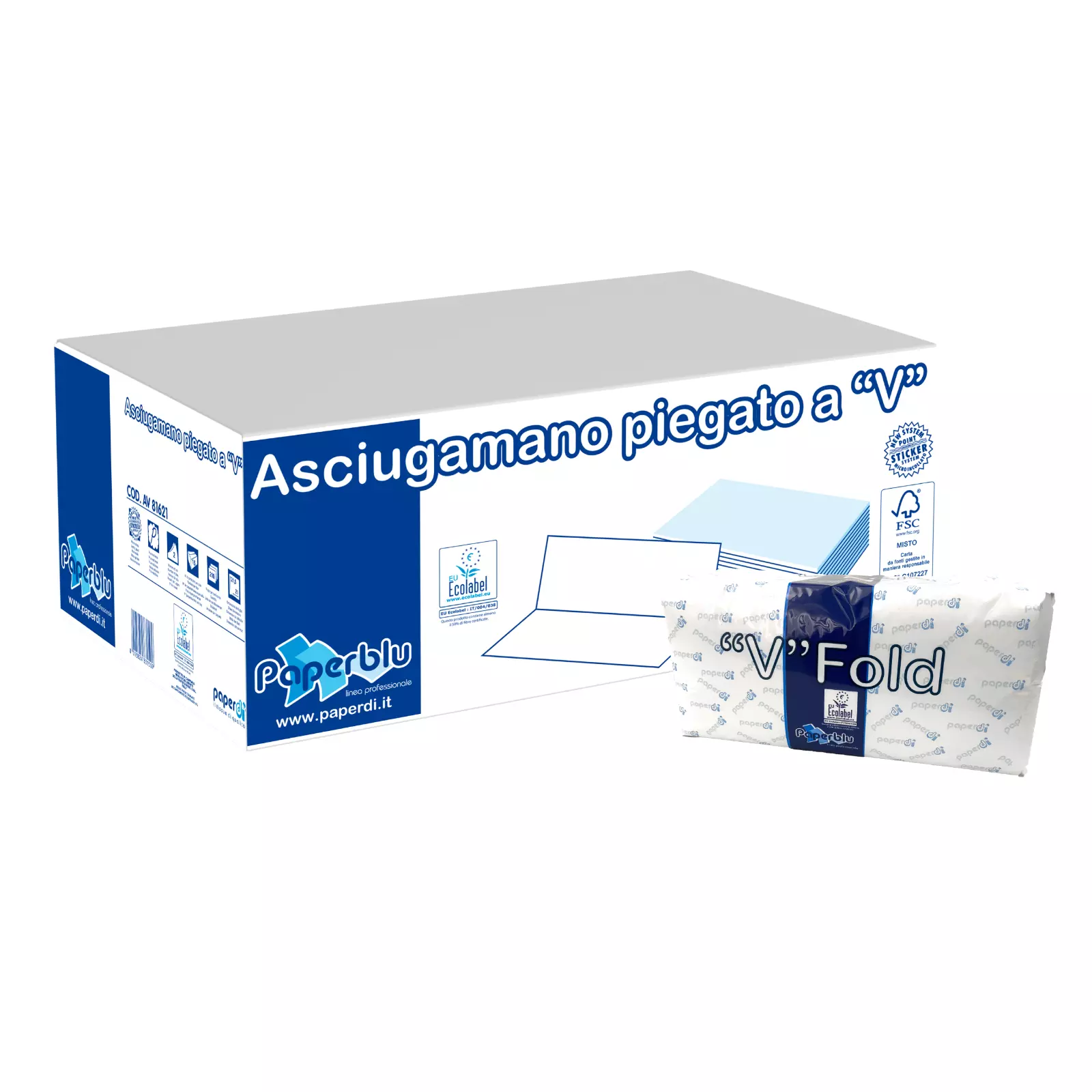 ASCIUGAMANO PIEGATO A V